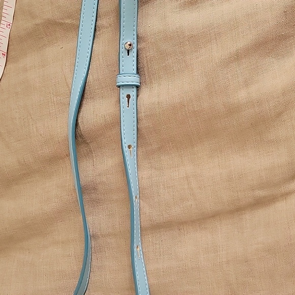 INC (International Concepts) Clutch/Shoulder/hand Bag, teal Chain handle - Picture 9 of 13